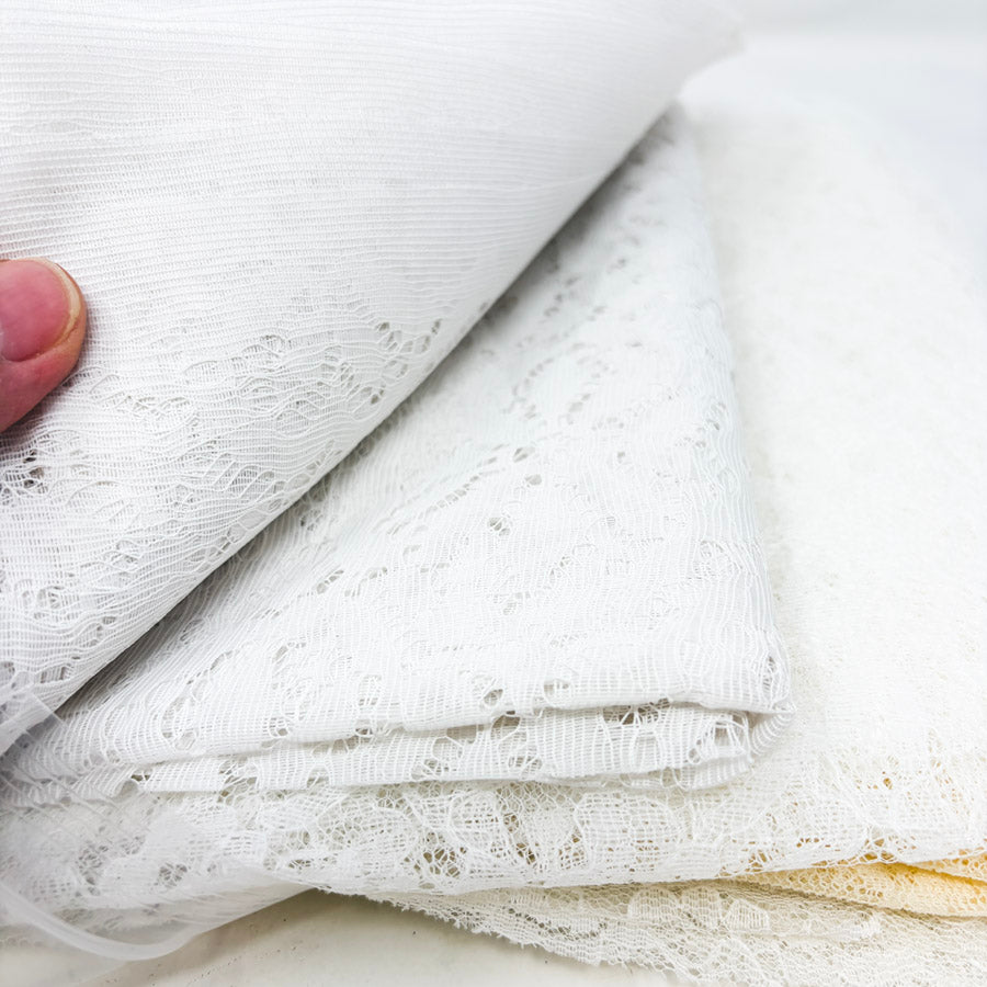 Large Assorted White/Off-White Lace Bundle