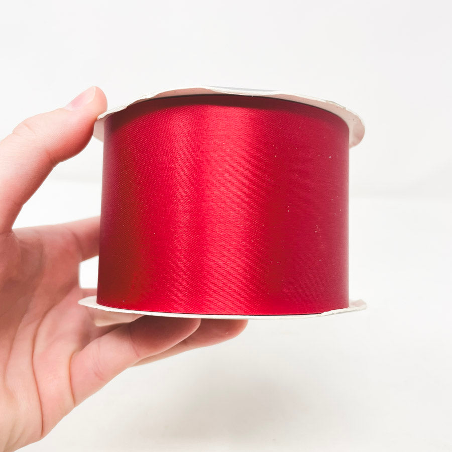 Gallery Holiday Red Satin Ribbon