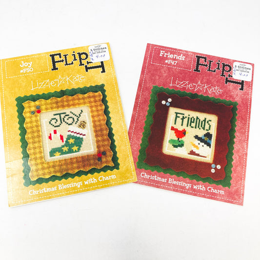 Lizzie*Kate - The 12 Days of Christmas Flip It Cross Stitch Pattern