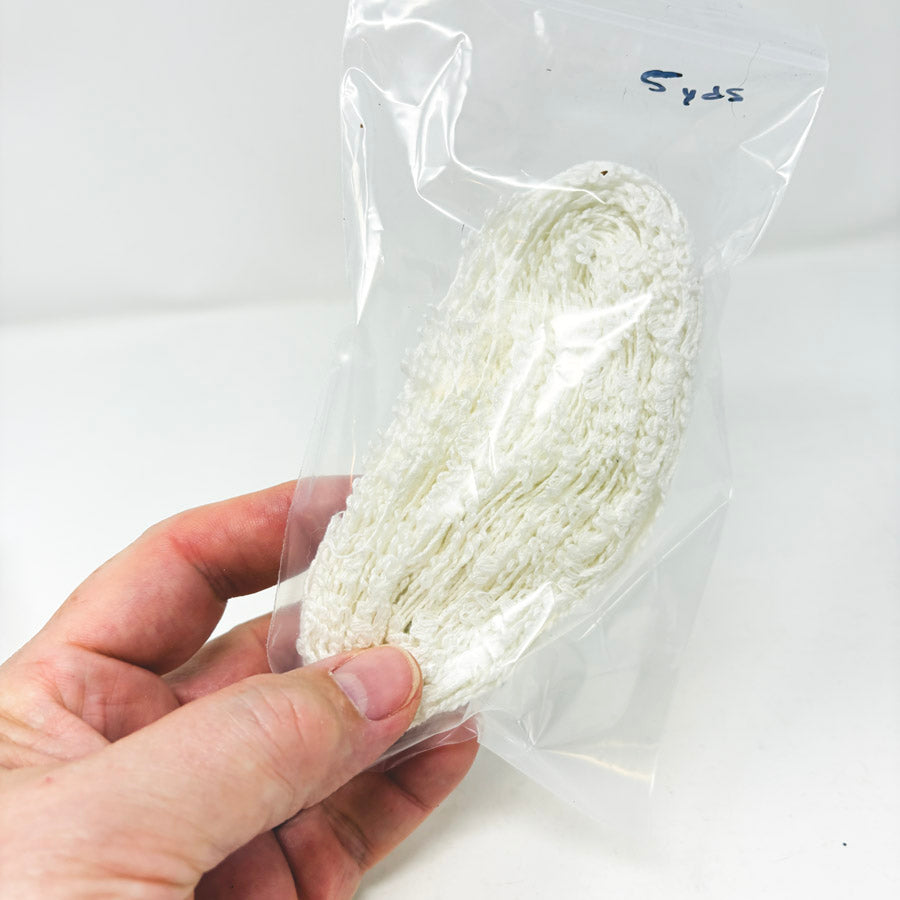 Delicate White Lace - Appx. 5 yds