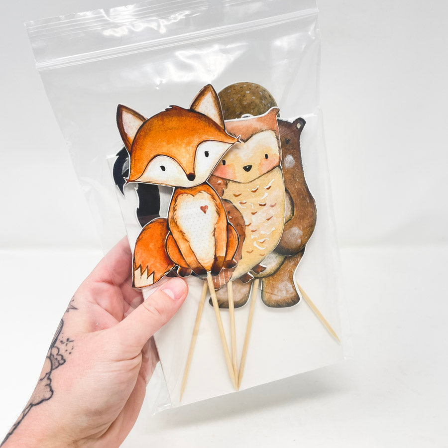 Baby Animal Cards and Stakes Bundle