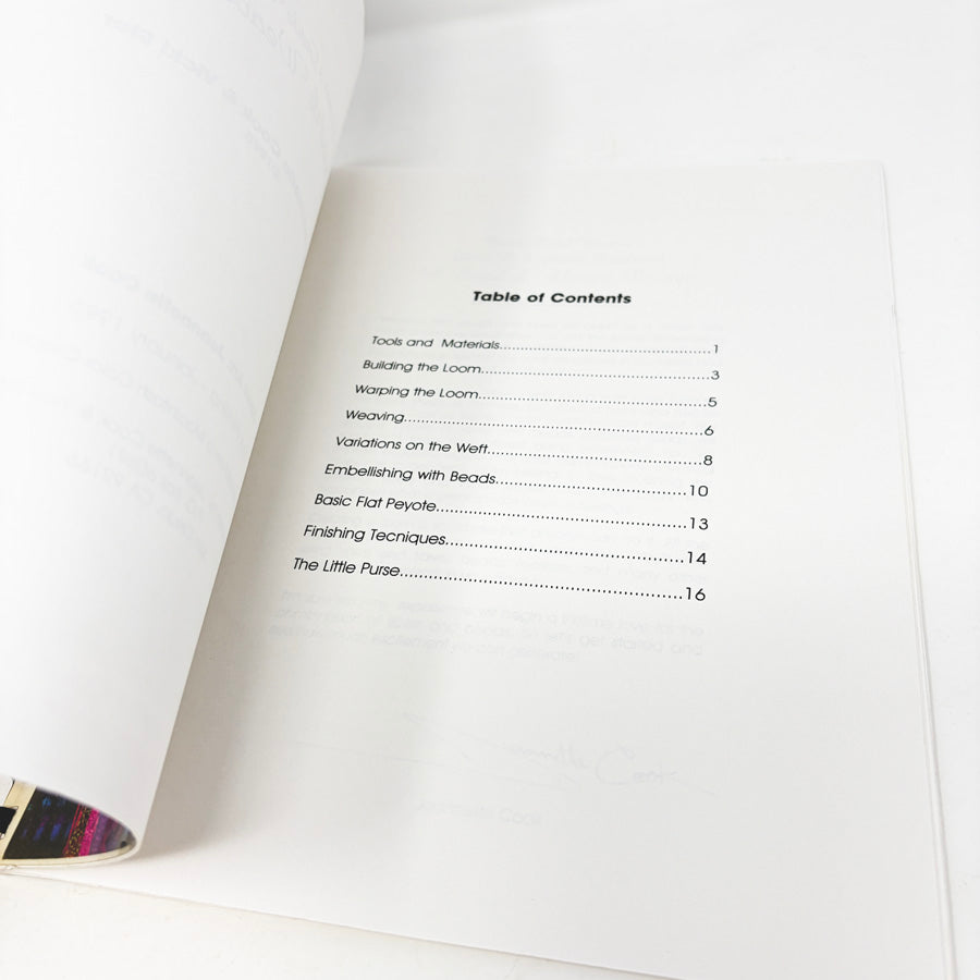 A Bead & Weave Primer Comb Bound Booklet by Cook & Star