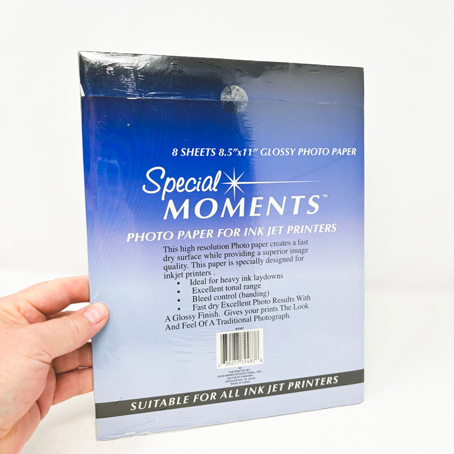 Special Moments Photo Paper – 8.5" x 11"