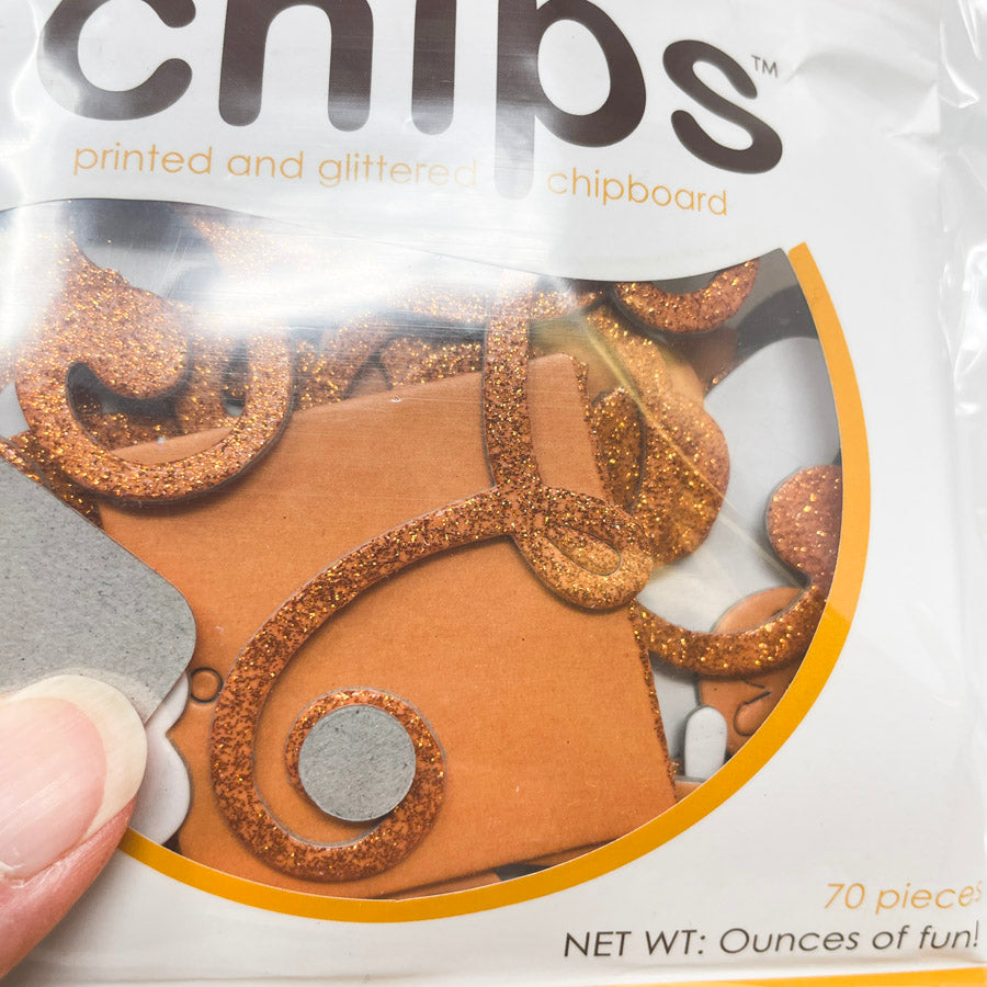 Pebbles Chips Chipboard Pack