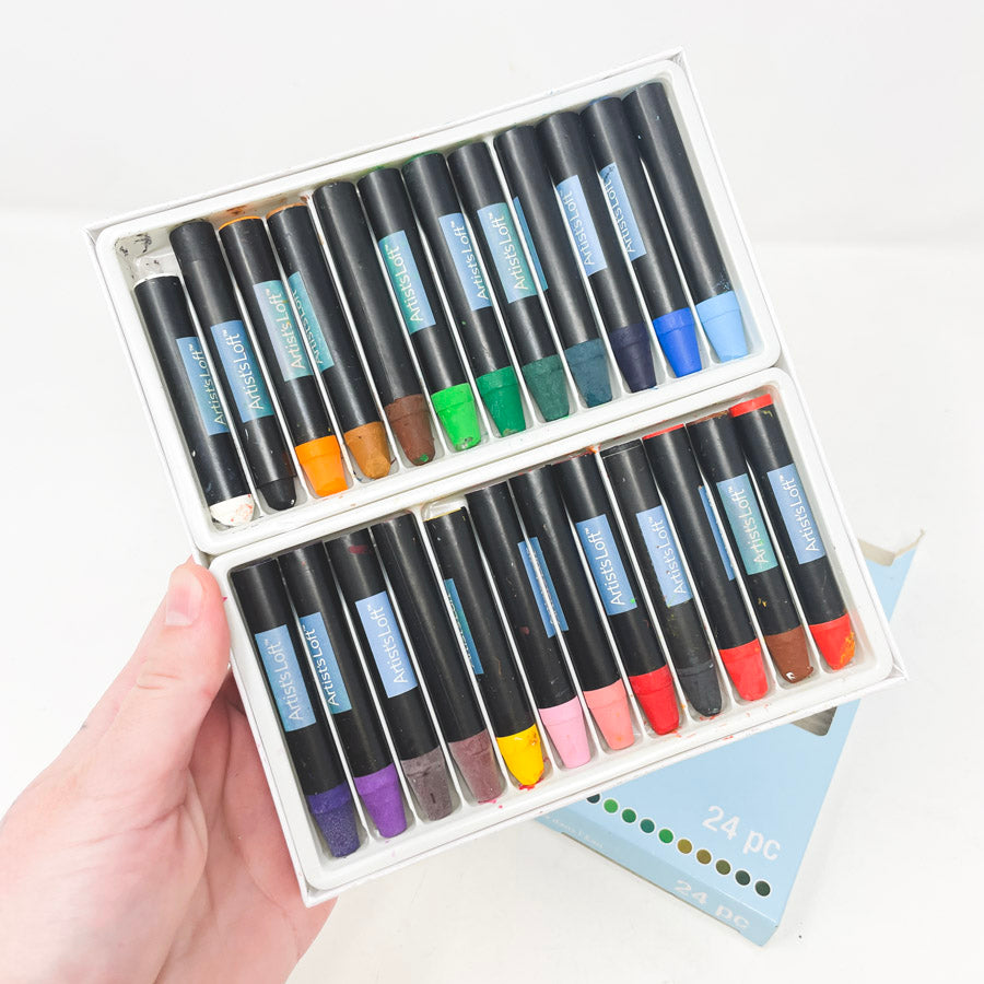 Artist's Loft Water Soluble Wax Pastel Set (24)