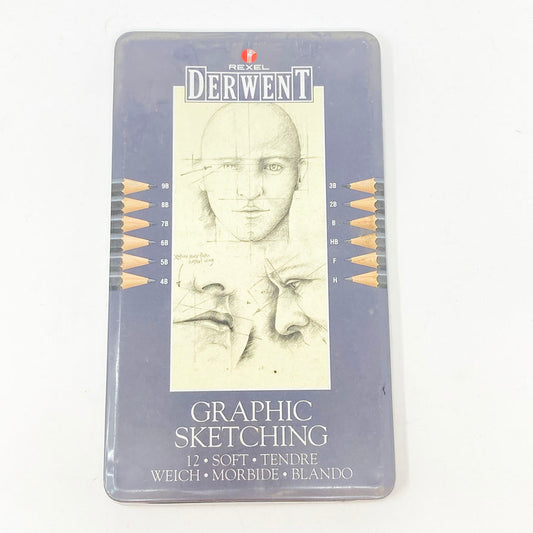 Derwint Graphic Sketching 12 pc Soft Set