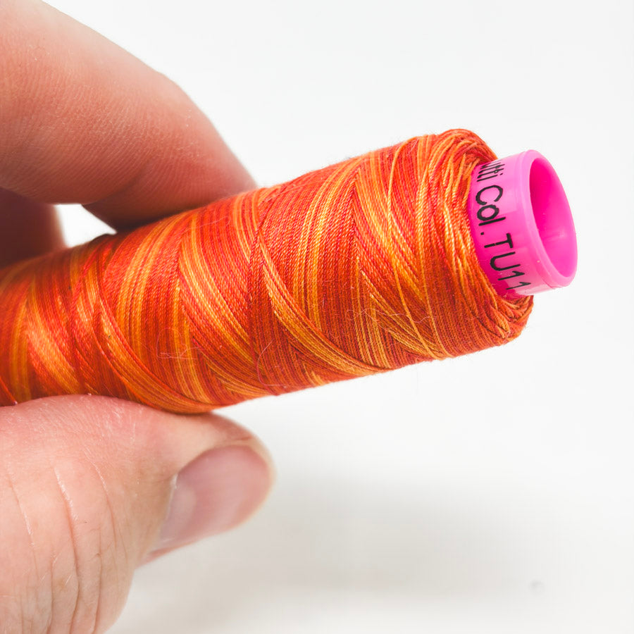 Wonderfil Tutti Orange Variegated Cotton Thread TU11