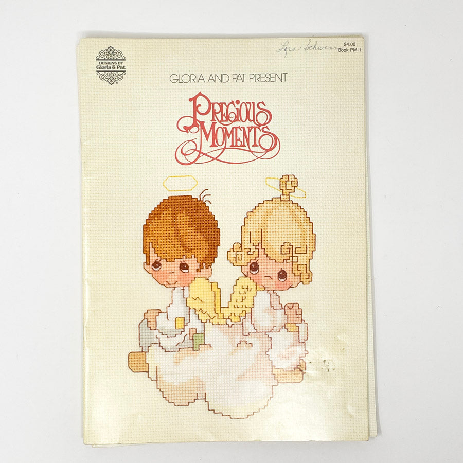 Vintage Cross Stitch Pattern - 1980s - Precious Moments