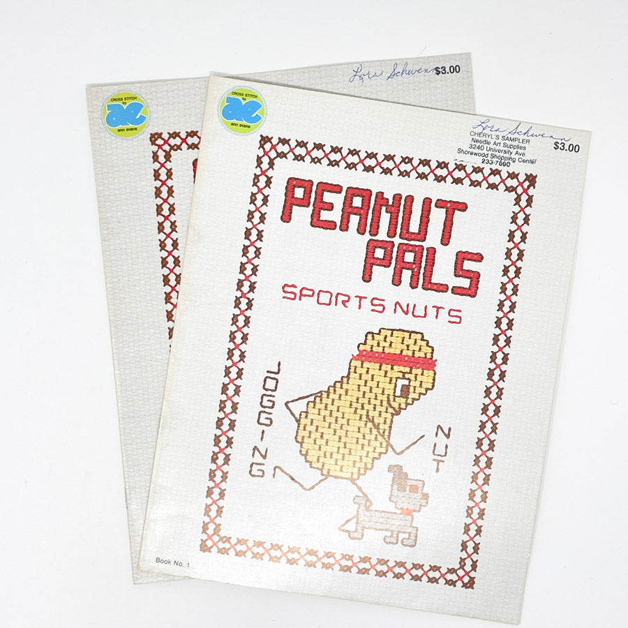 Vintage Cross Stitch Pattern - 1970s - Peanut Pals (2)