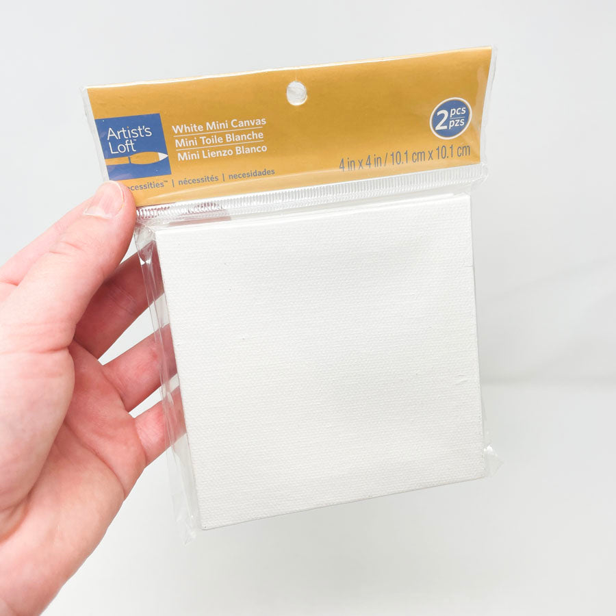 4" x 4" Artist's Loft Canvas - 2 Pack (1)
