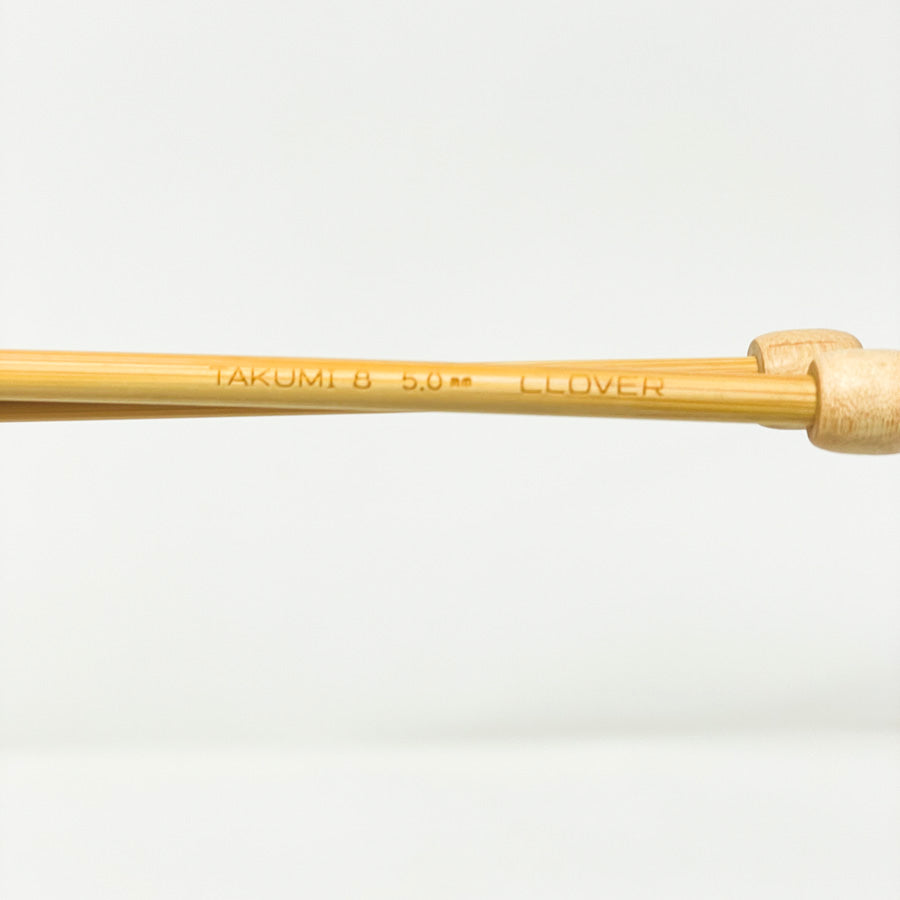 Clover Takumi Bamboo Knitting Needles Size 8