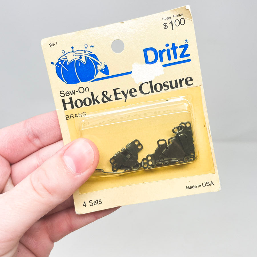 Dritz Sew On Hook & Eye Closures
