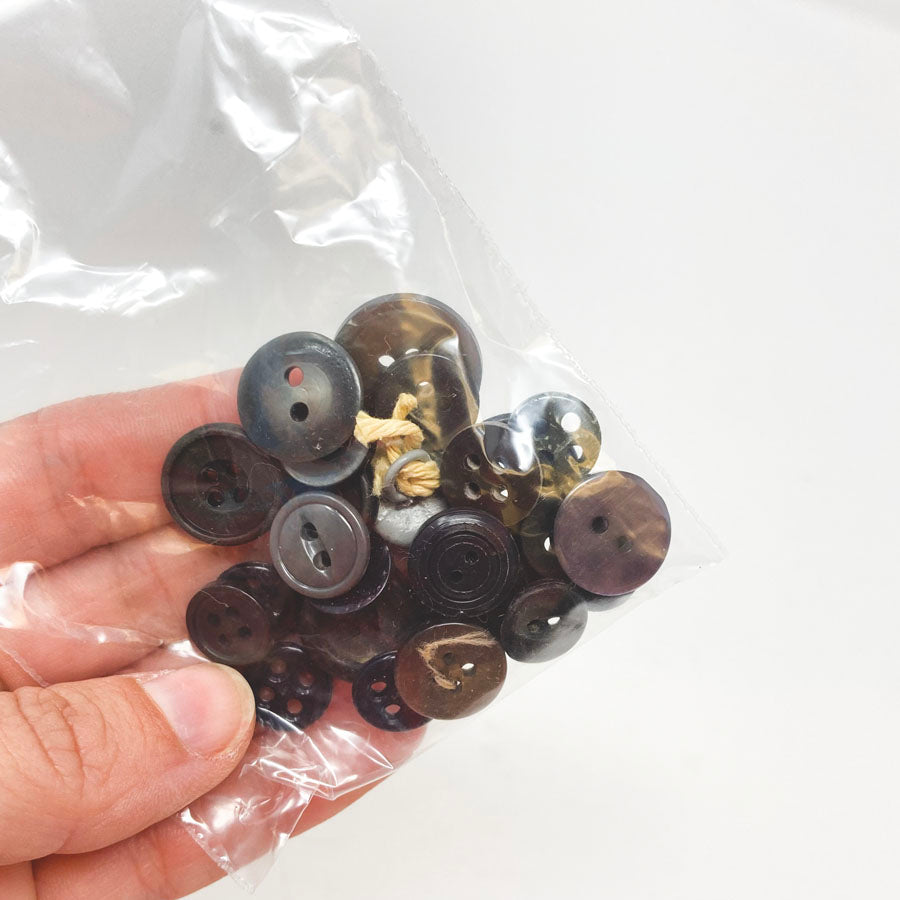 Medium Bag of Silver/Gray/Bronze Buttons