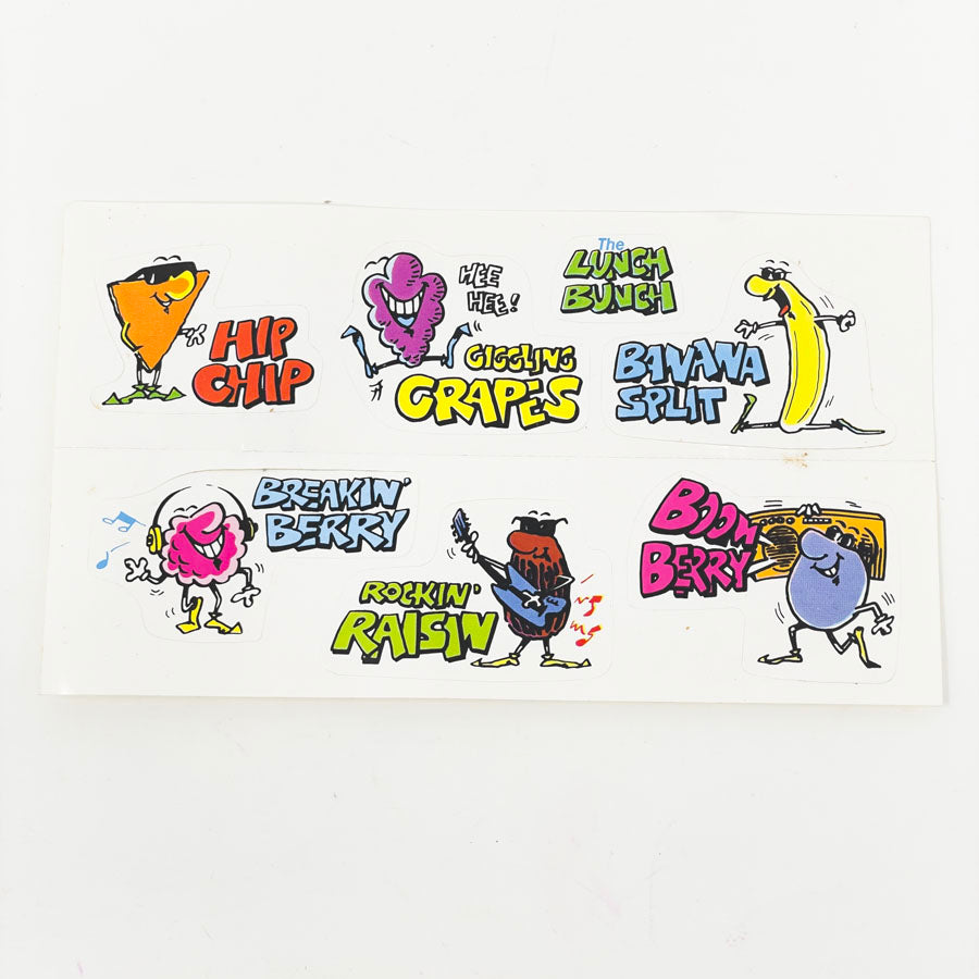 Vintage Cool Food Sticker Sheet (6)