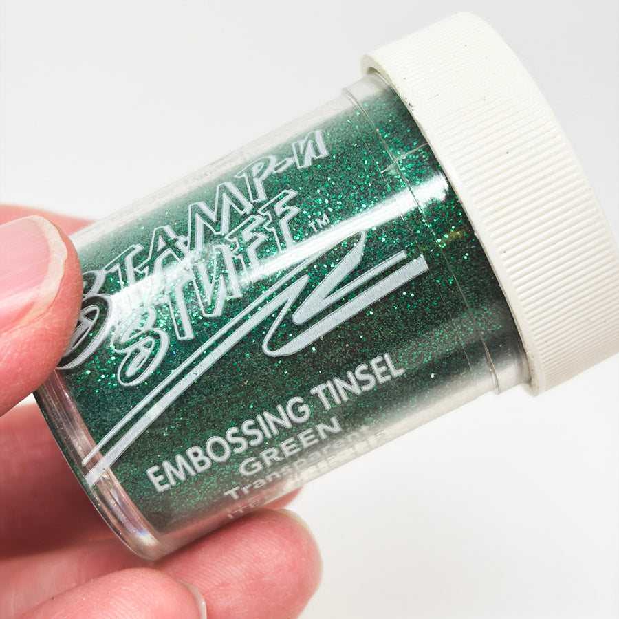 Stamp-n-Stuff Embossing Powder & Tinsel