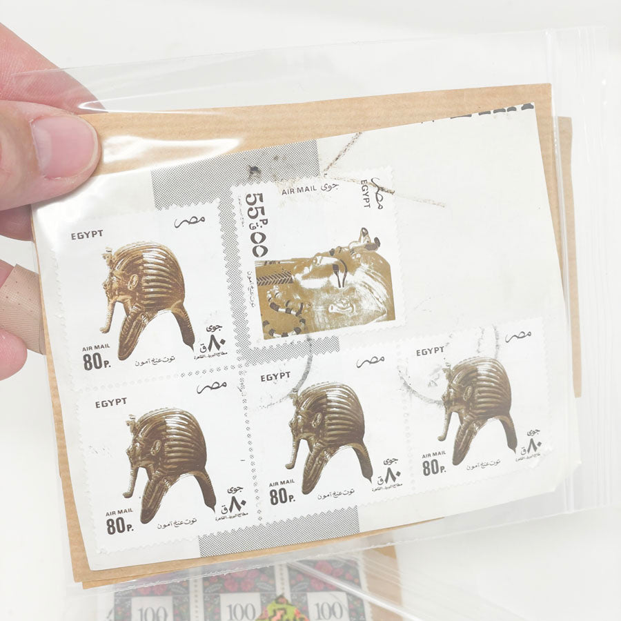 Vintage Postage Stamp Blocks Paper Backing - Pick a Bundle