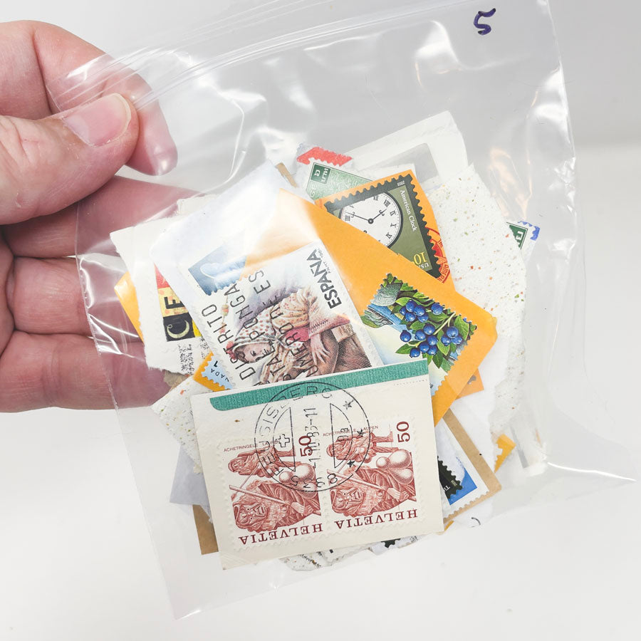 Vintage Postage Stamp on Paper - Pick a Bundle