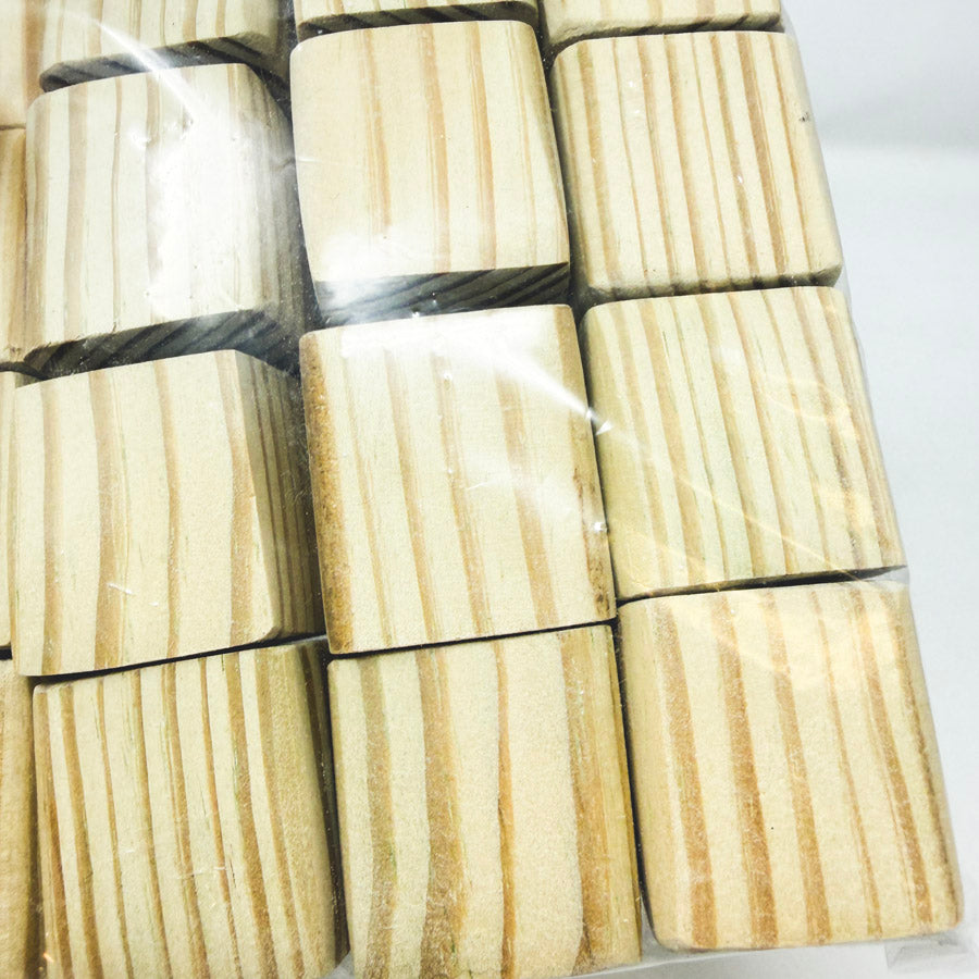 20 Unfinished Wood Block
