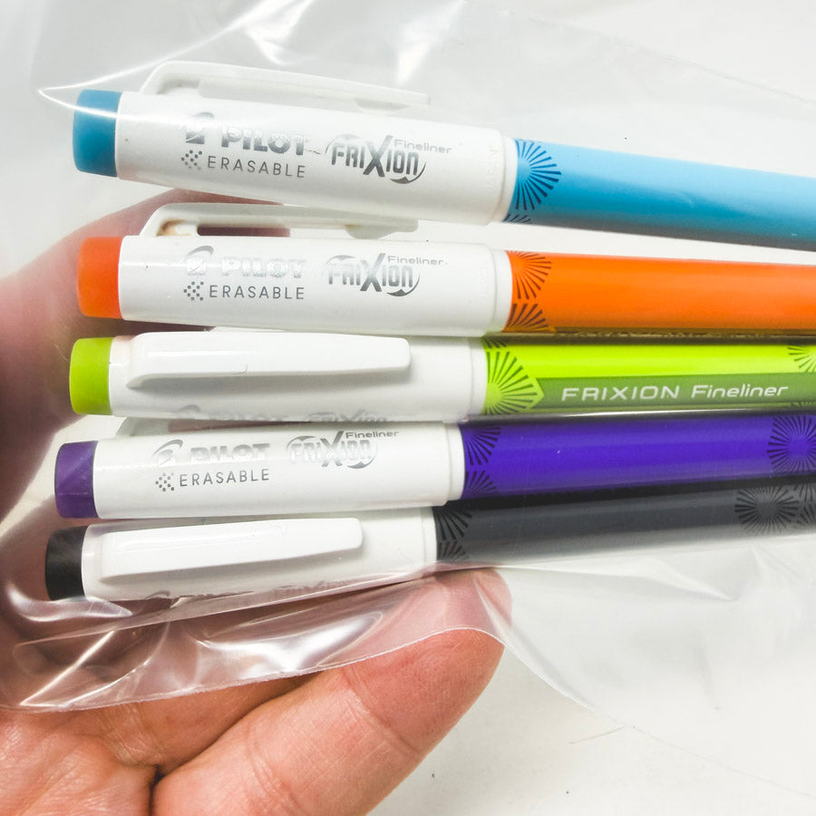 Pilot FriXion Fineliner Erasable Markers (5)