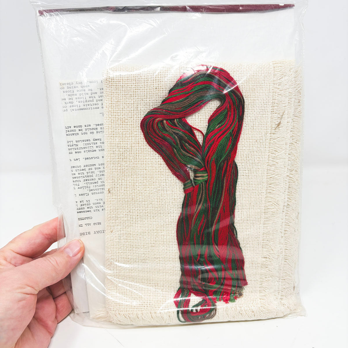 Janlynn- Holly Berry Table Decor Cross Stitch Kit