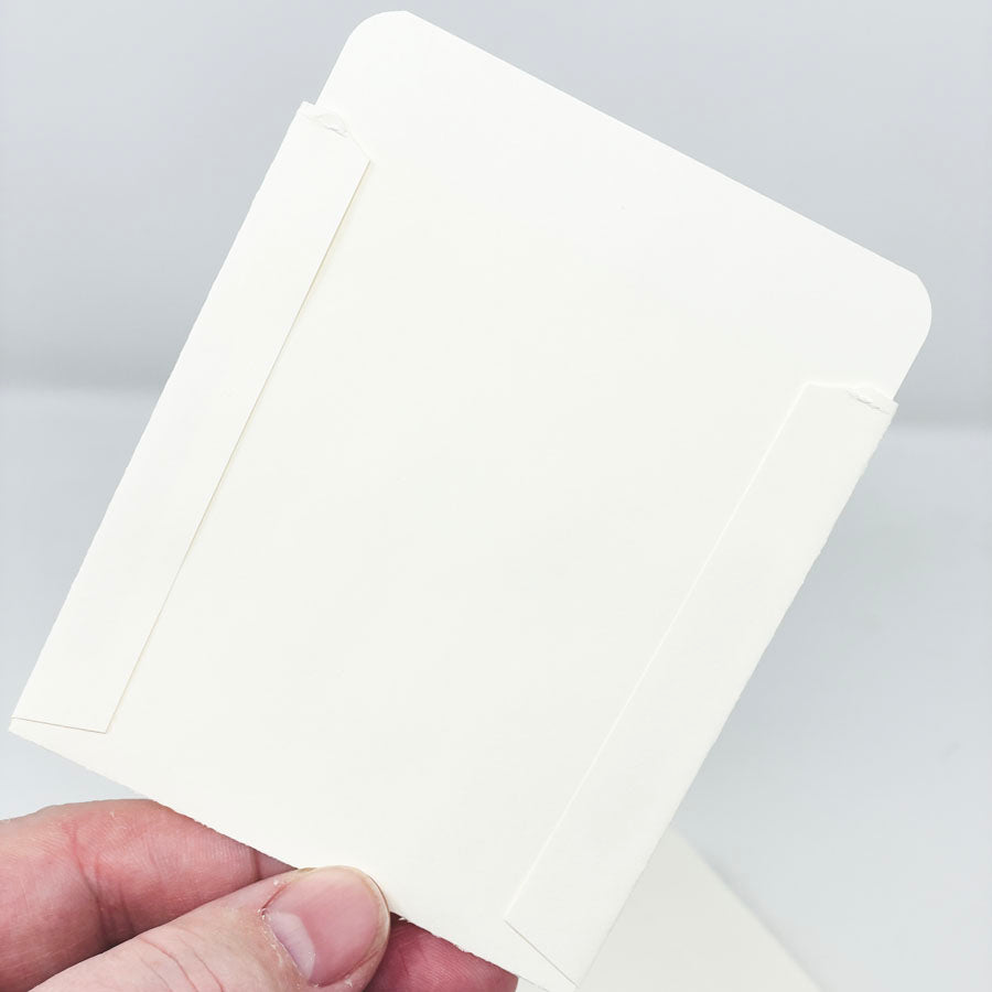 NEW // 25 Low Back Plain Library Card Pockets