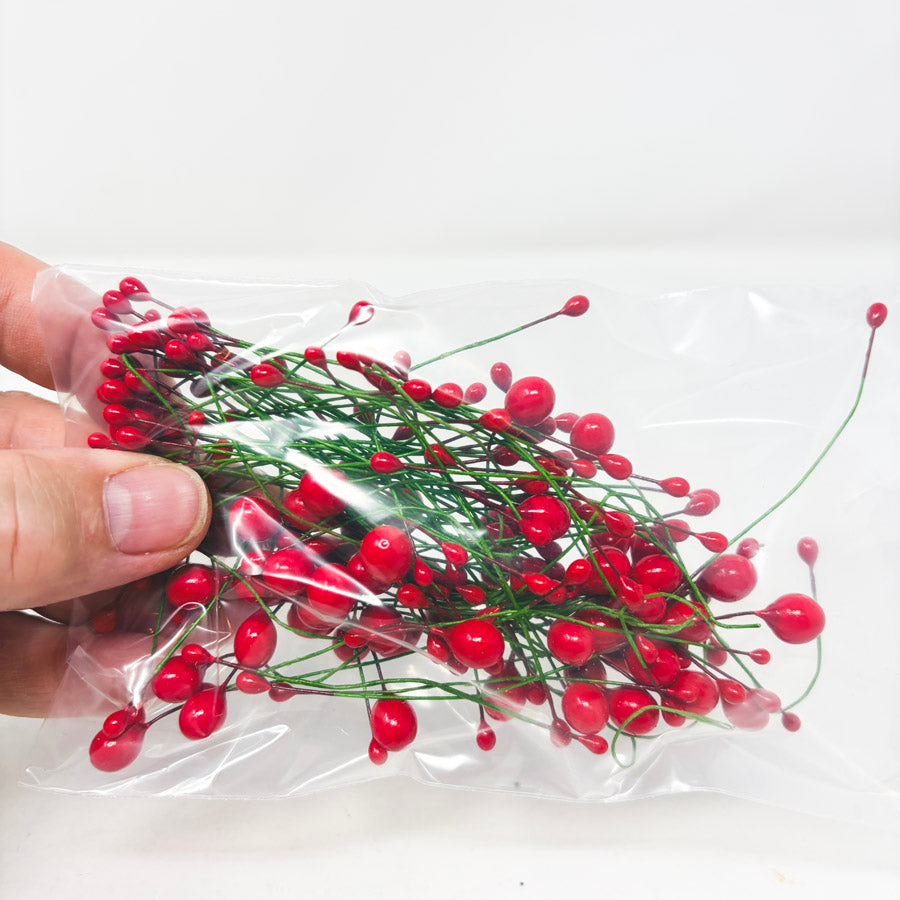 Assorted Red Berry Ties
