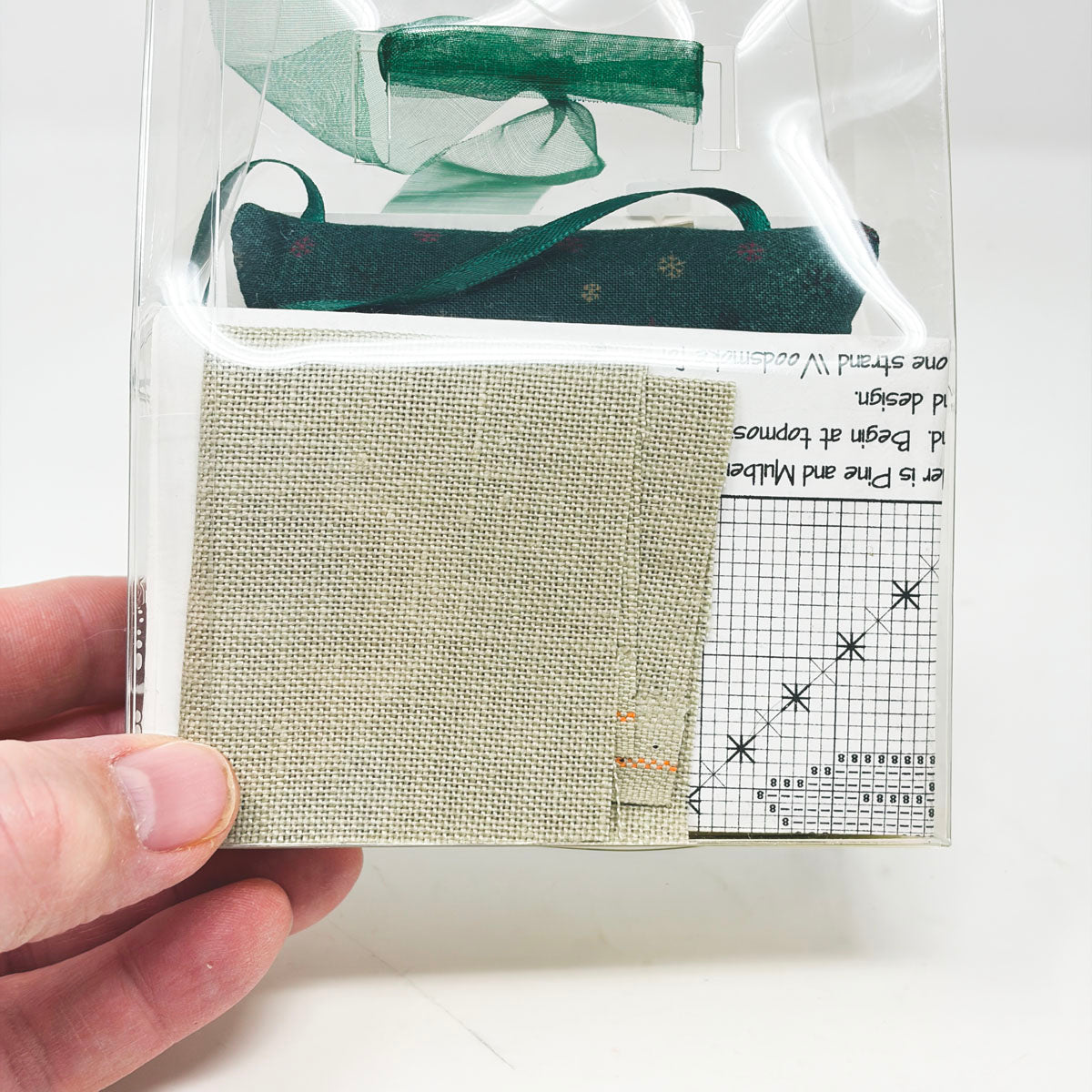 Sunflower Samplings- Snowman Diamond- Pillow Cross Stitch Kit