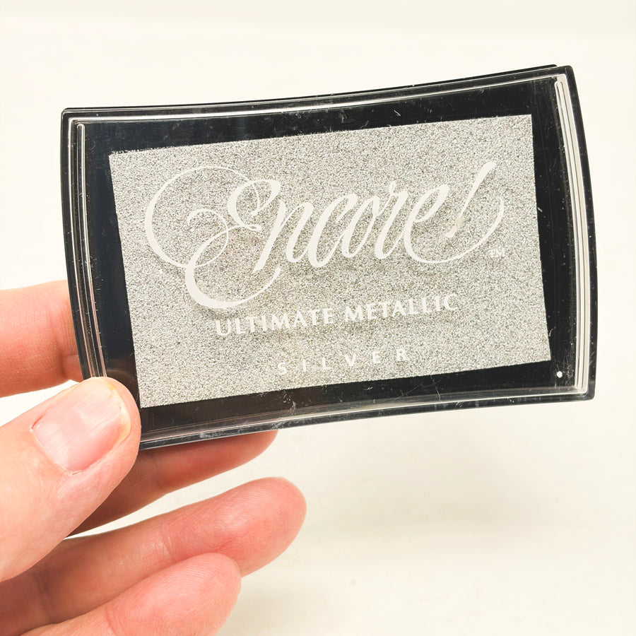 Encore Silver Metallic Ink Pad