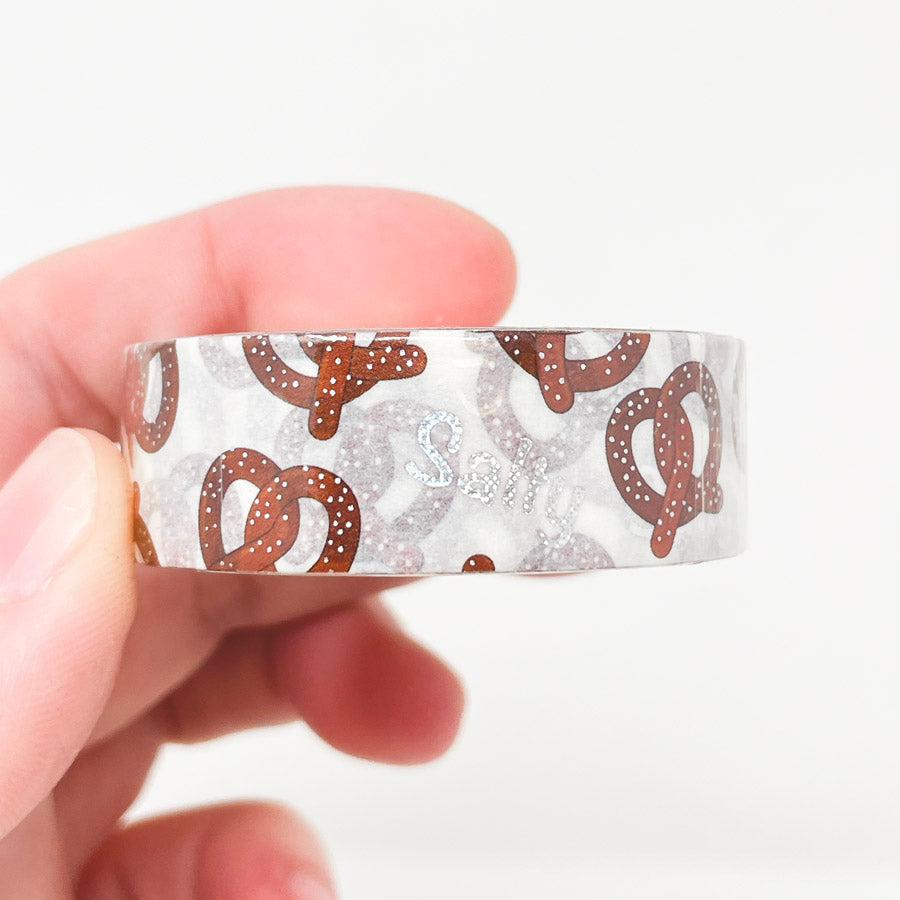Rose Paper Salty Pretzel Washi Tape Roll