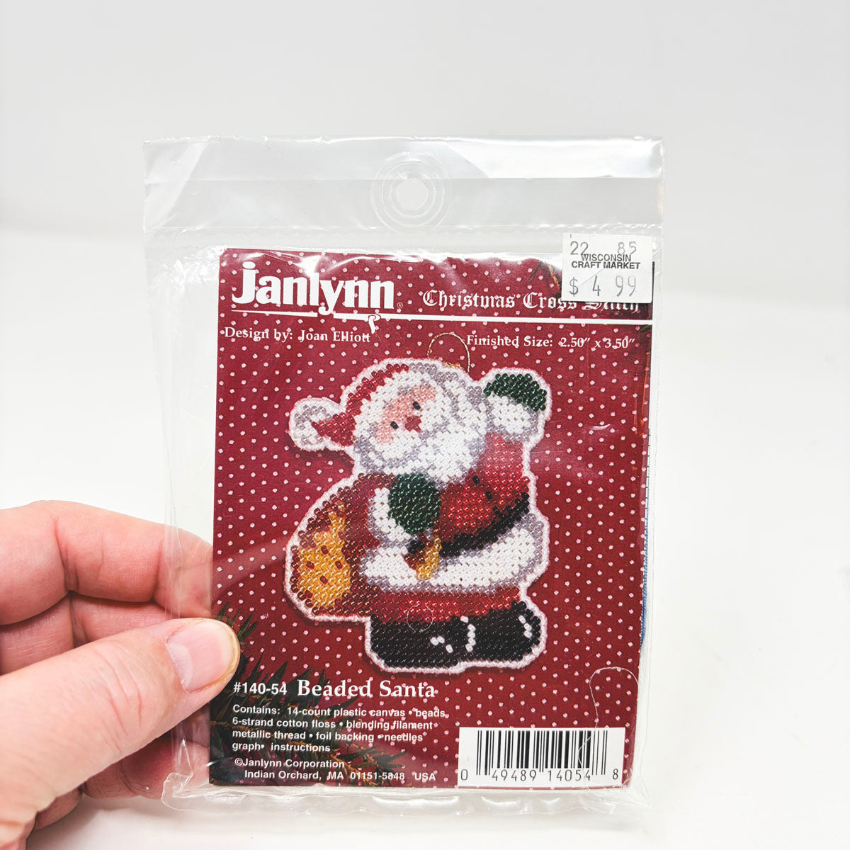Janlynn: Christmas Cross Stitch Ornament Kit- You Choose