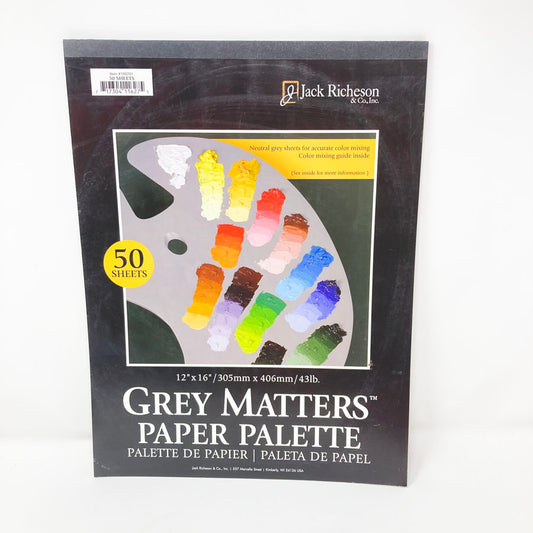 12" x 16" Jack Richeson Grey Matters Paper Palette