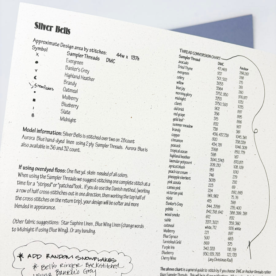 Silver Bells – Cross Stitch Pattern by Fanci That