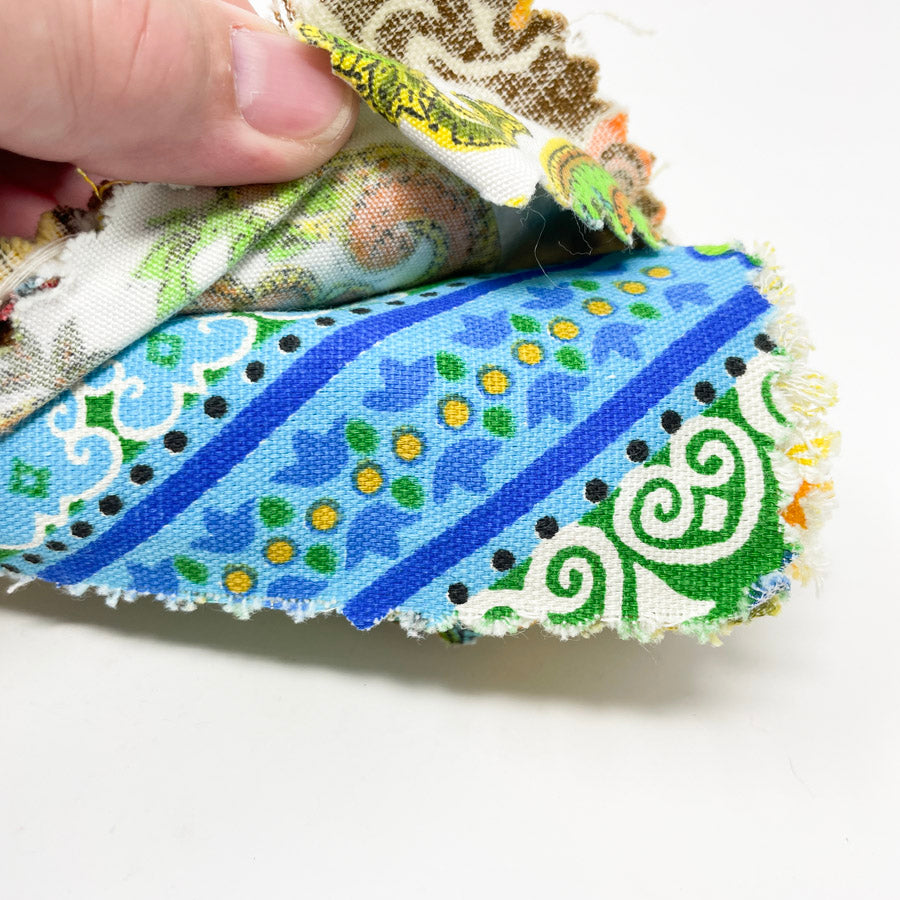 Pattern Mod Vintage Upholstery Sample Bundle - 12" x 10"
