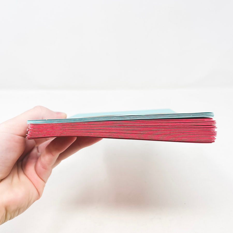 5-1/4" x 7-1/8" Red and Blue Envelopes - 25ct