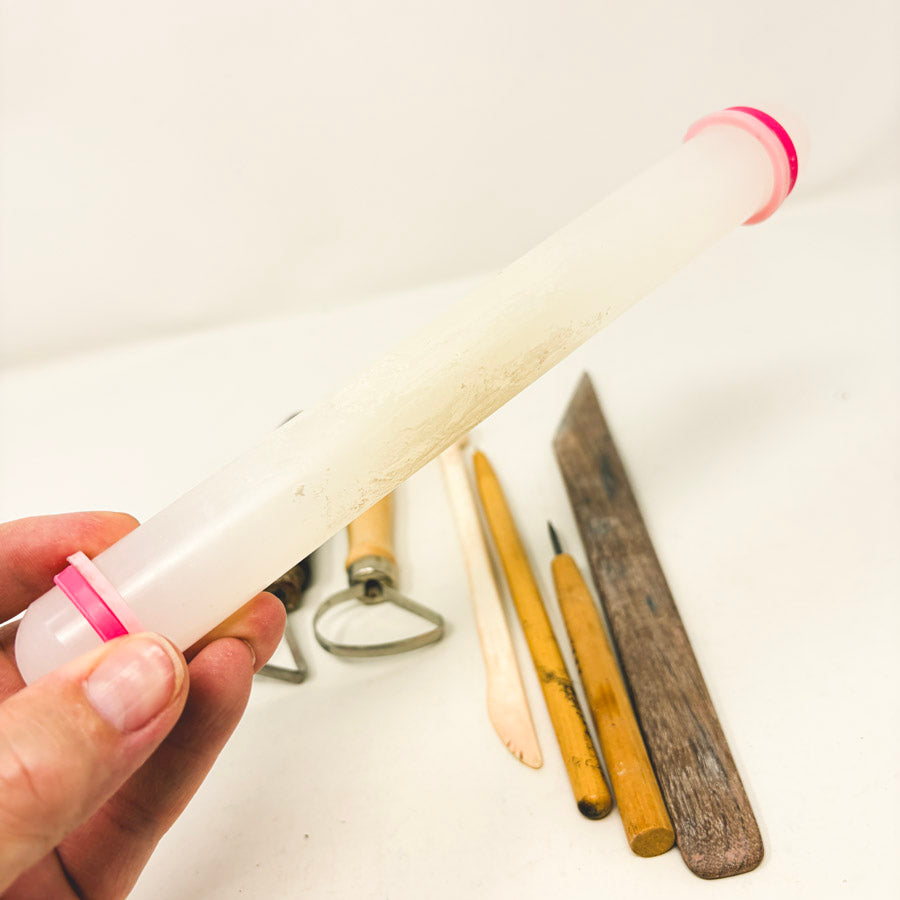 Bundle of Clay Working Tools with Mini Roller