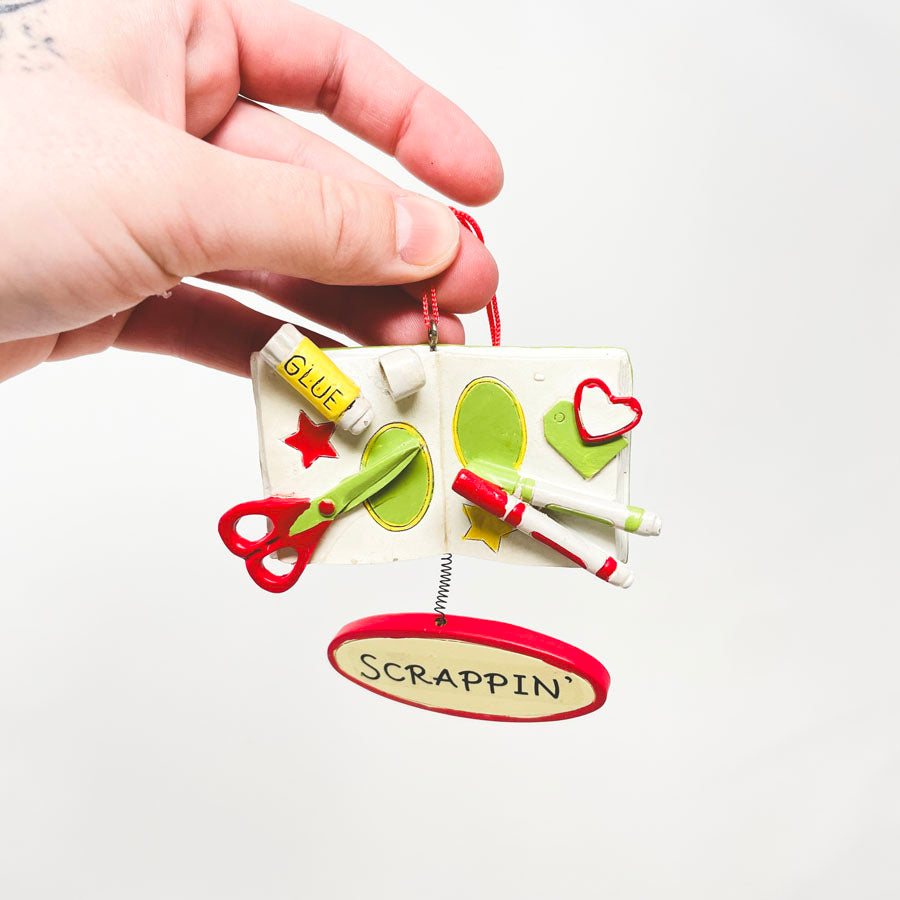 Scrapbooking Themed Ornament