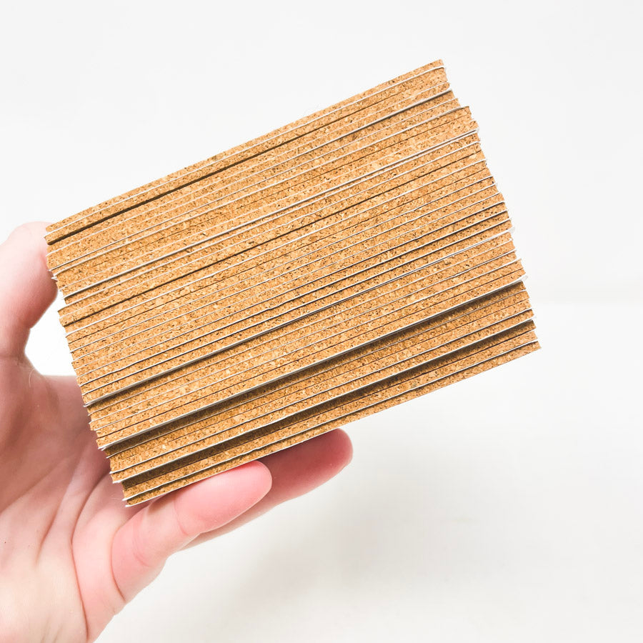 Cork Squares with Adhesive Backs