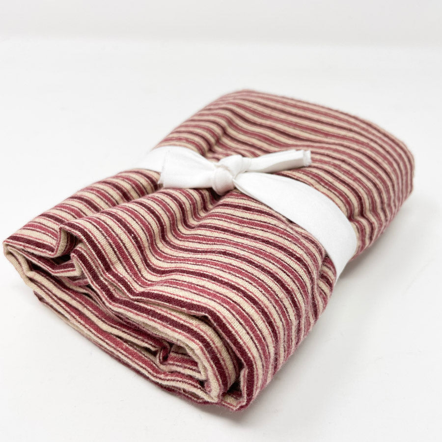 Striped Flannel Fabric Remnant