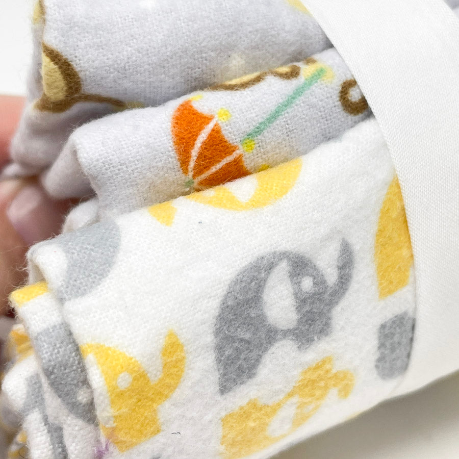 Gray Flannel Fabric Remnants