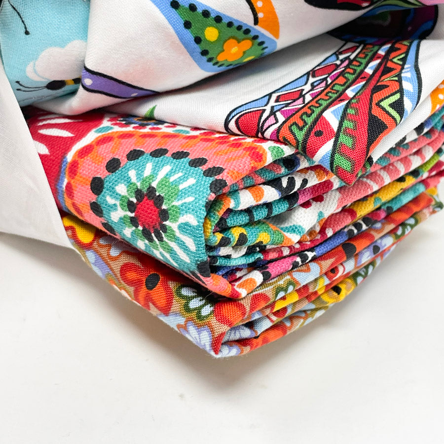 Punchy Patterns Fabric Bundle - Asst. Sizes