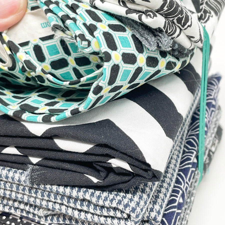 Darks Fabric Bundle - Asst. Sizes