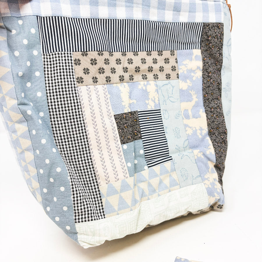 Handmade Quilted Zipper Project Bag