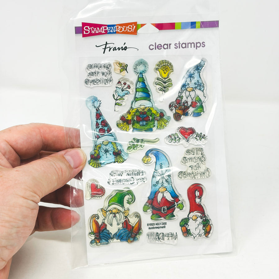 Stampendous Clear Stamps - Holiday Gnomes Set