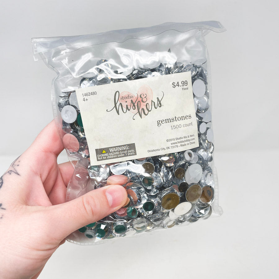 Silver Gemstones Multisize