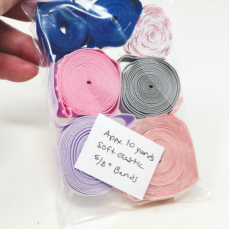 Appx. 10 Yards of 5/8" Soft Satin Elastic Band