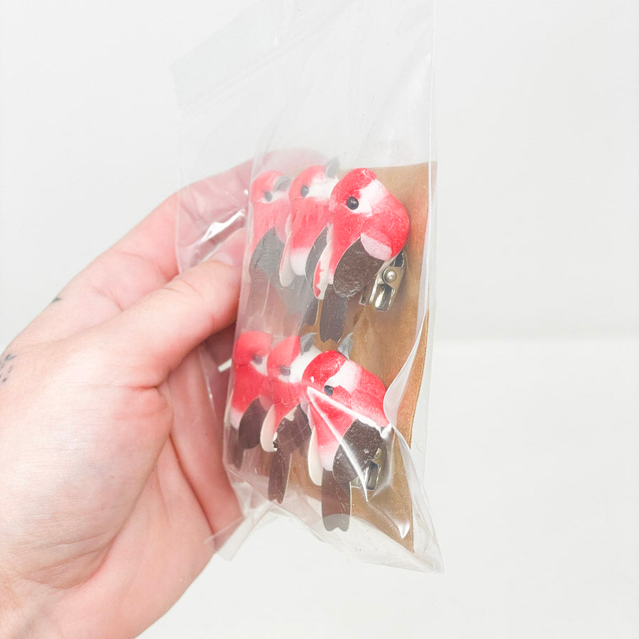 Mini Red Bird with Clip