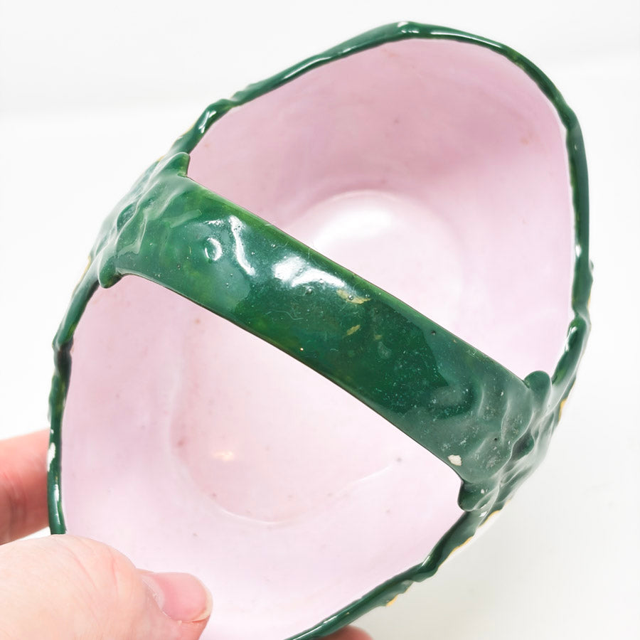 Vintage Austrian Style Painted Candy Dish