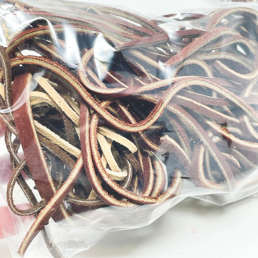 Large Bundles of Leather Laces