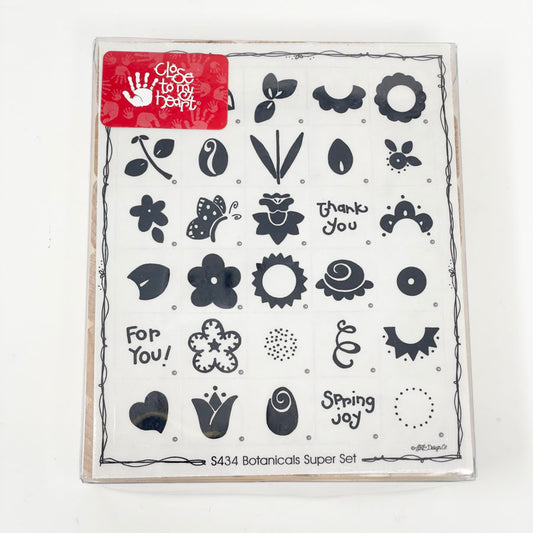 Botanicals Super Set – Close to My Heart Wood Stamps