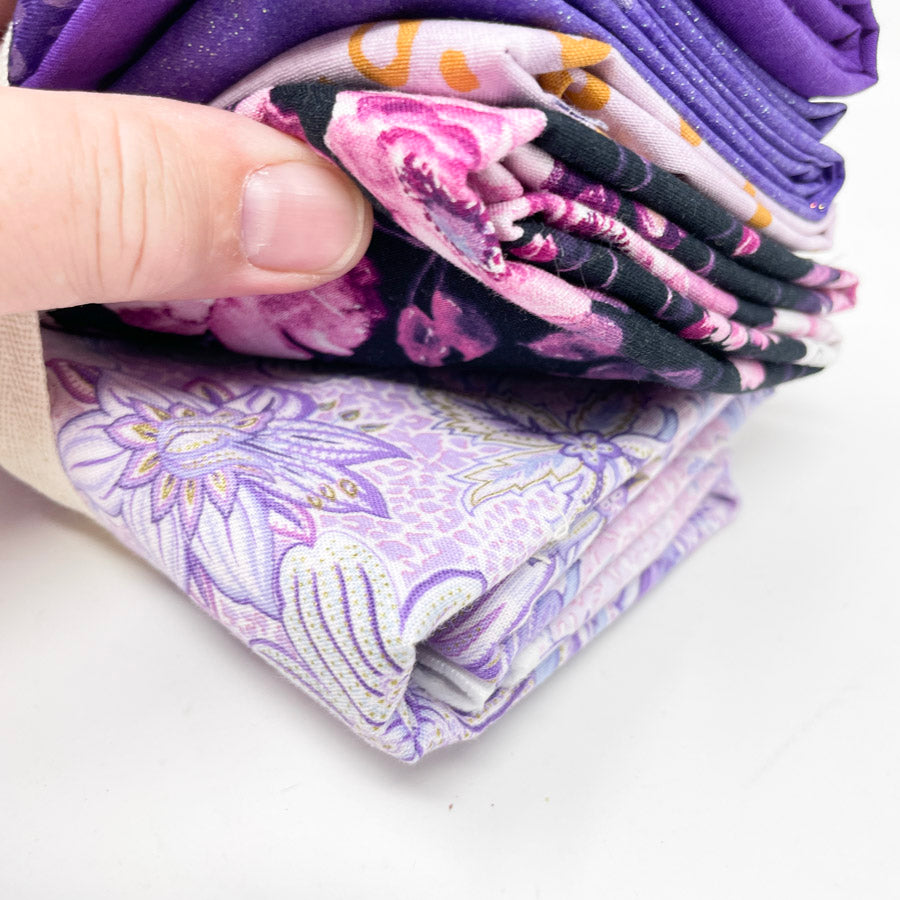 Purple Fabric Bundle - Asst. Sizes